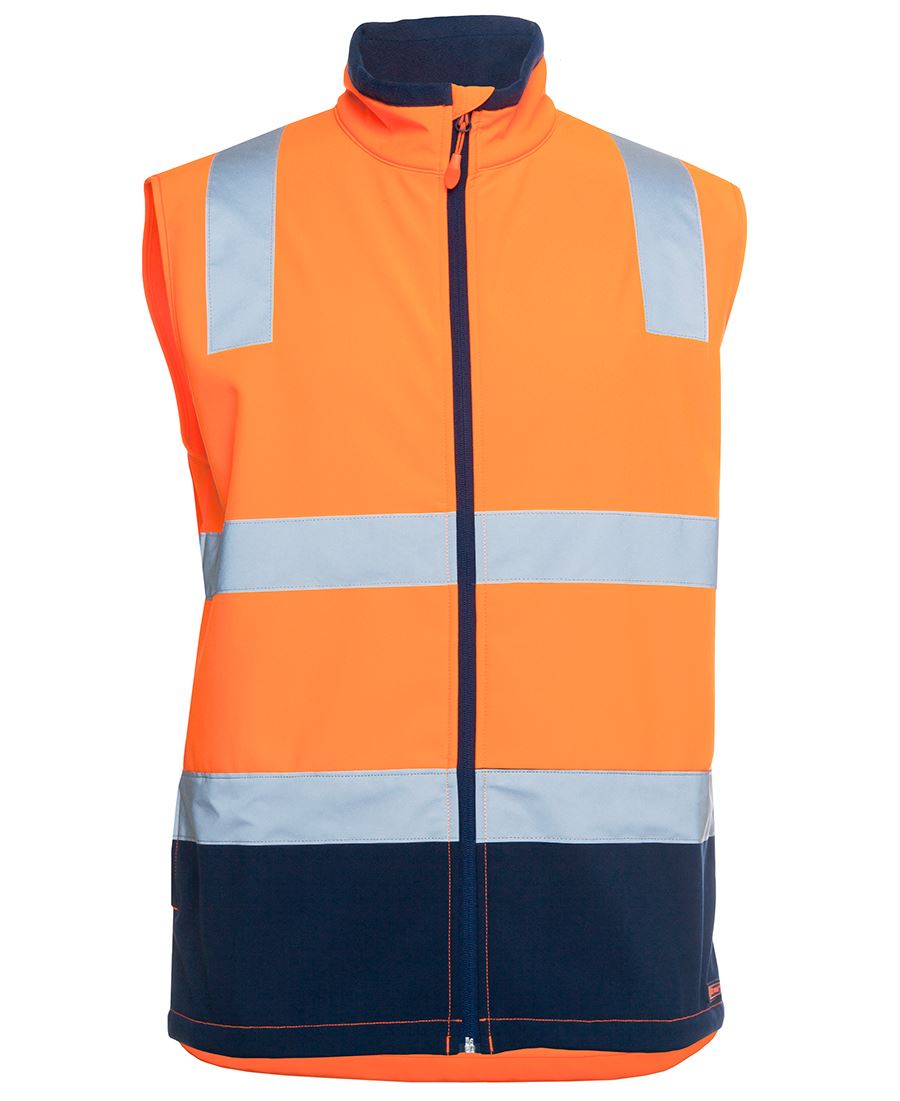 Jb'S Wear Hi Vis D+N Water Resistant Softshell Vest 6Dwv - Star Uniforms Australia