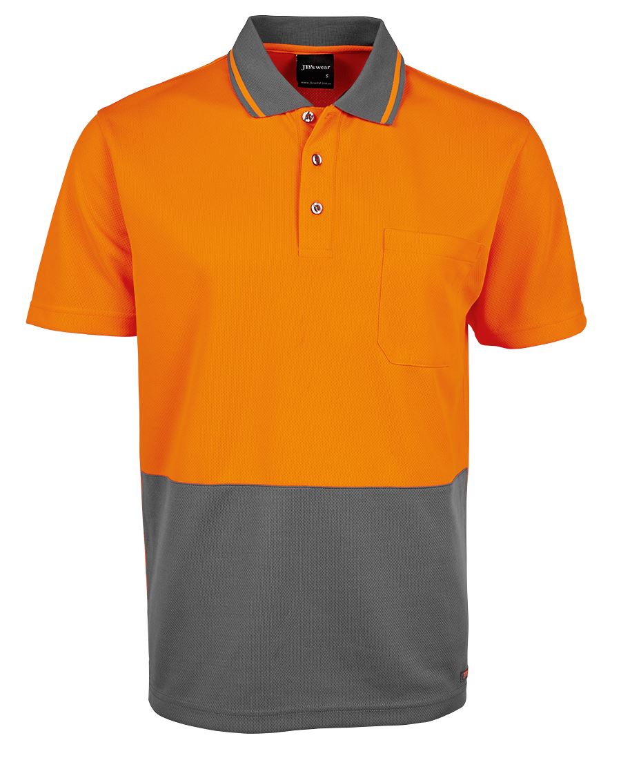Jb'S Wear Adults And Kids Hi Vis Non Cuff Traditional Polo 6Hvnc-A - Star Uniforms Australia