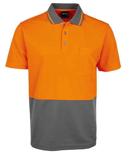 Jb'S Wear Adults And Kids Hi Vis Non Cuff Traditional Polo 6Hvnc-A - Star Uniforms Australia