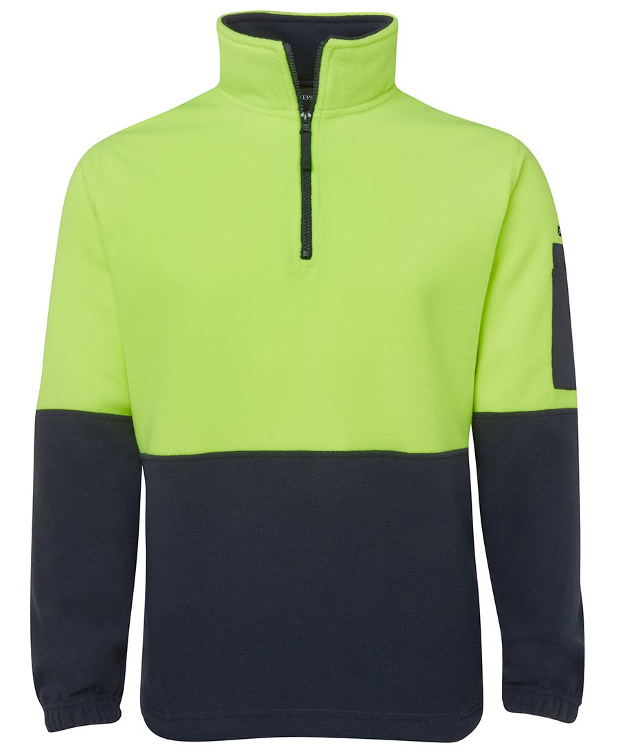 Jb'S Wear Hi Vis 1/2 Zip Polar Fleece 6Hvpf - Star Uniforms Australia