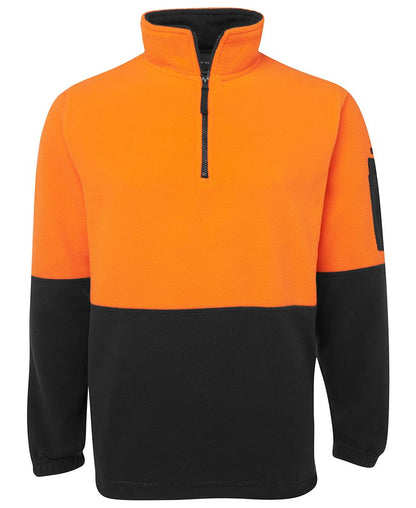 Jb'S Wear Hi Vis 1/2 Zip Polar Fleece 6Hvpf - Star Uniforms Australia