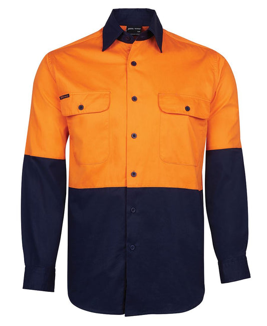 Jb'S Wear Hi Vis L/S 150G Shirt 6Hwsl - Star Uniforms Australia