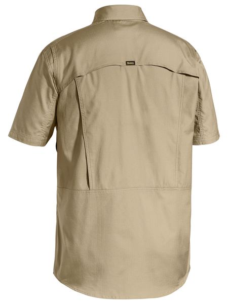 Bisley Mens X Airflow™ Ripstop Work Shirt Short Sleeve-BS1414