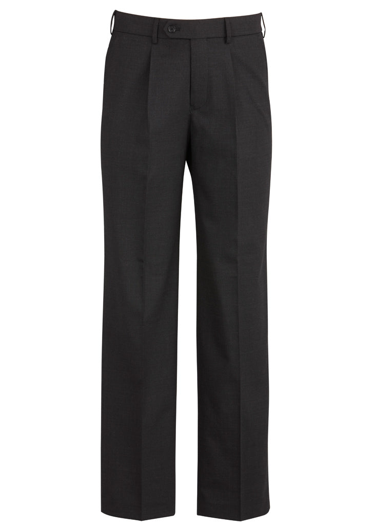 Biz Corporates Mens One Pleat Pant Regular  74011R - Star Uniforms Australia