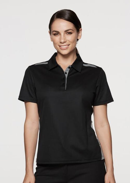 Aussie Pacific-Paterson Ladies Polo -N2305-1st Price Including GST+ Left Chest Logo
