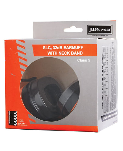 Jb'S Wear 32Db Ear Muffs With Neck Band 8M050 - Star Uniforms Australia