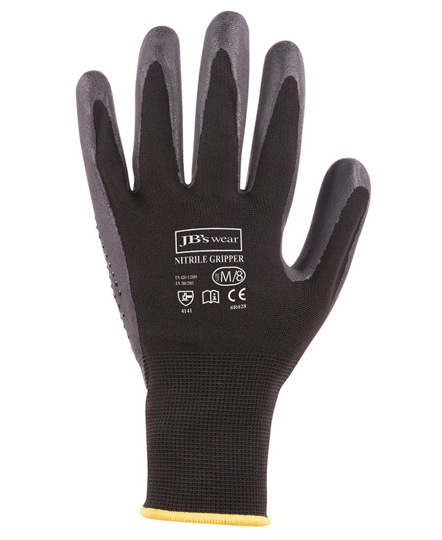 Jb'S Wear Nitrile Gripper Glove (12 Pack) 8R028 - Star Uniforms Australia
