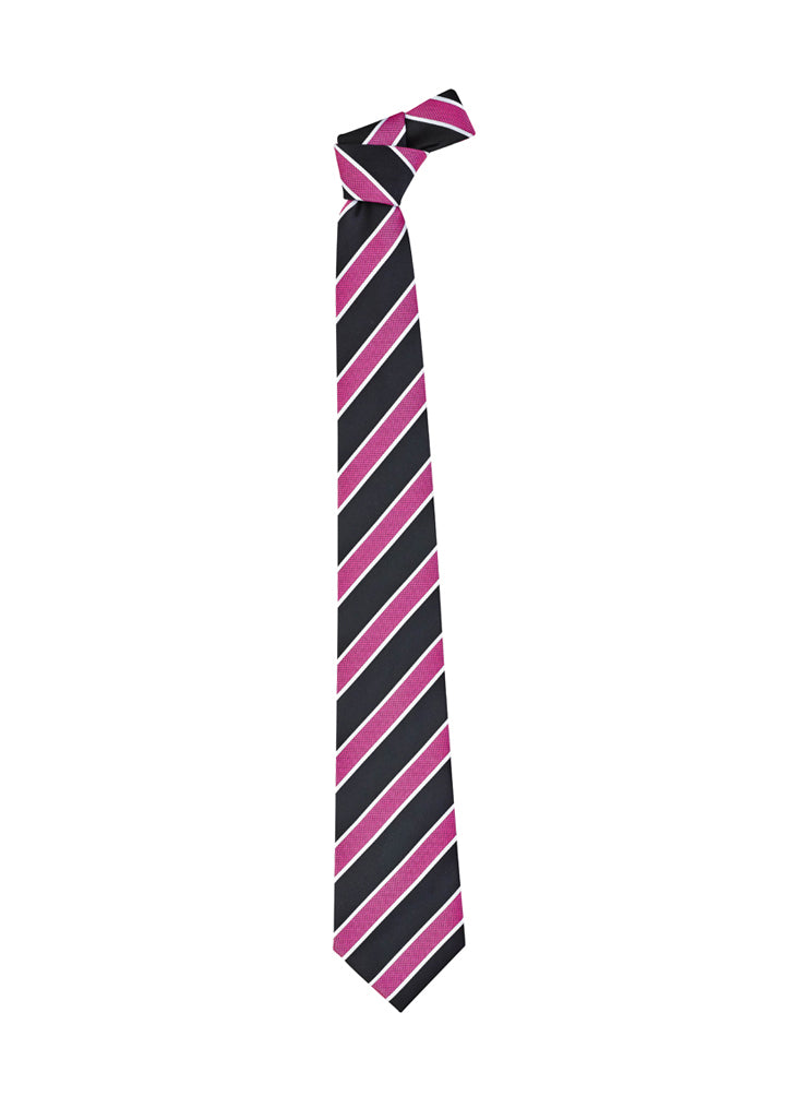 Biz Corporates Mens Wide Contrast Stripe Tie 99103