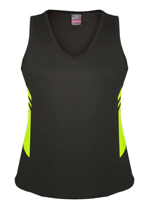 Aussie Pacific-Lady Tasman Singlets - N2111-3rd