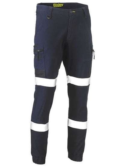 Bisley Flex And Move™ Taped Stretch Cargo Cuffed Pants-BPC6334T