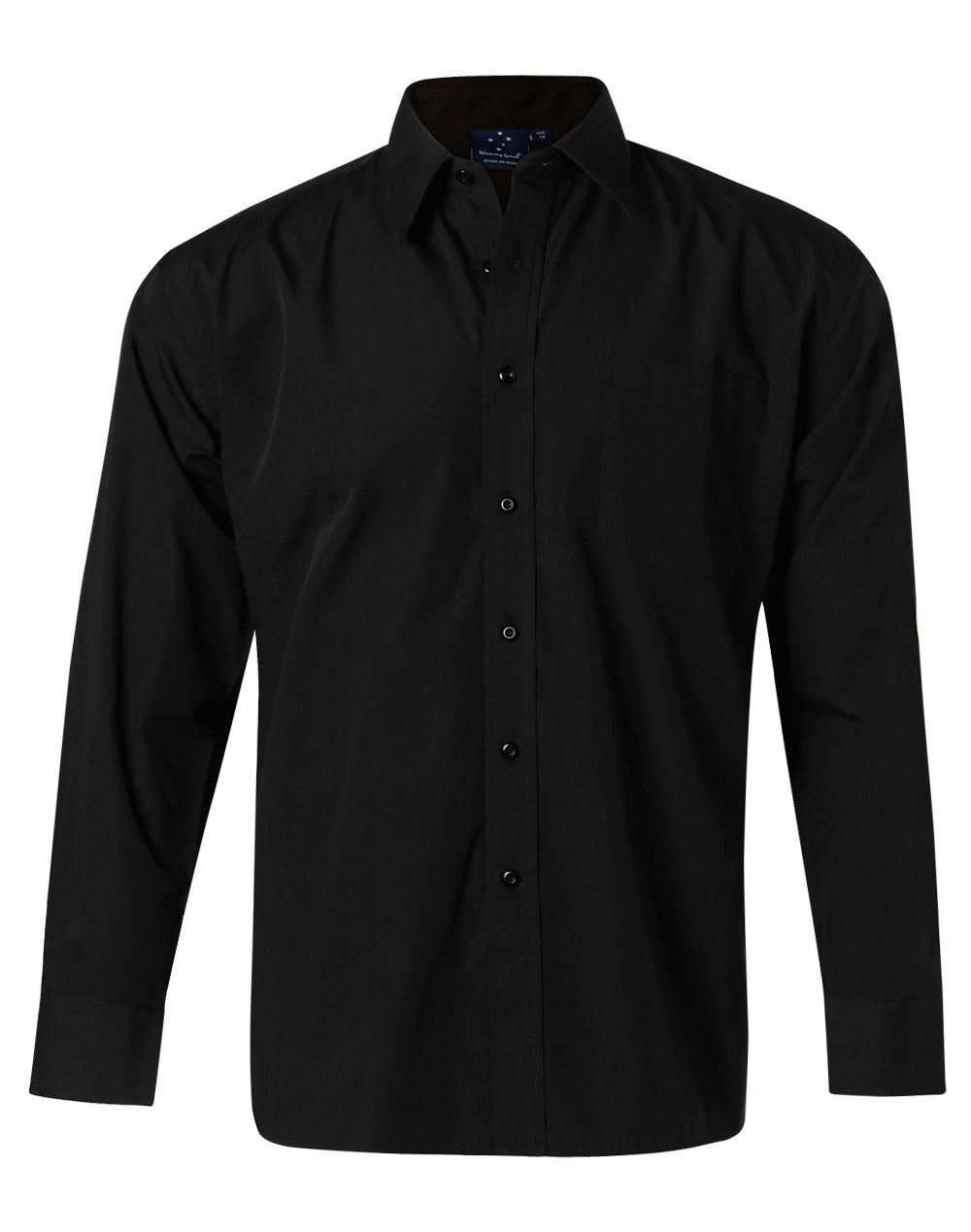 Winning Spirit-Men's Poplin Long Sleeve Business Shirt-BS01L