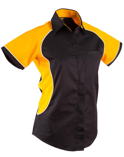 Winning Spirit-Women's Arena Tri-colour Contrast Shirt-BS16
