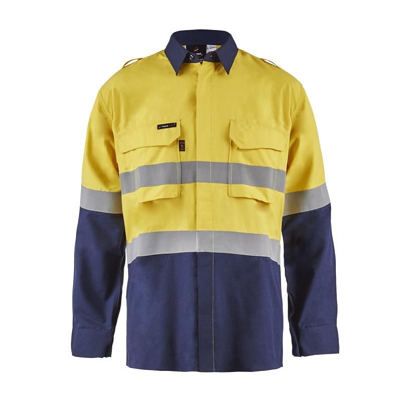 Flame Buster FSV014 Mens HRC2 Open Front L/S Shirt - Star Uniforms Australia