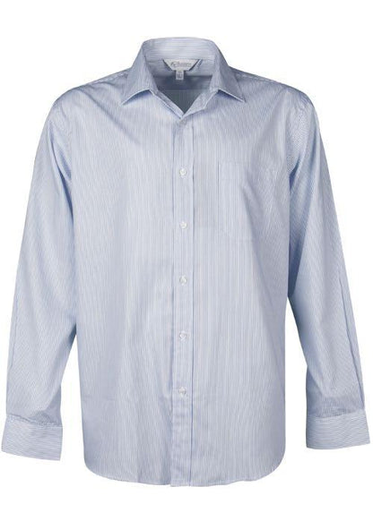 Aussie Pacific-Mens Henley Long Sleeve Shirt-N1900L