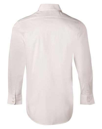 Winning Spirit-Men's Cotton/Poly Stretch Long Sheeve Shirt-M7020L