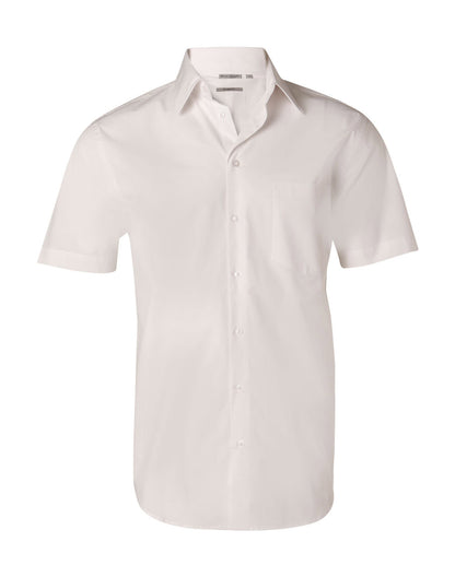 Winning Spirit-Men's Cotton/Poly Stretch Short Sleeve Shirt-M7020S