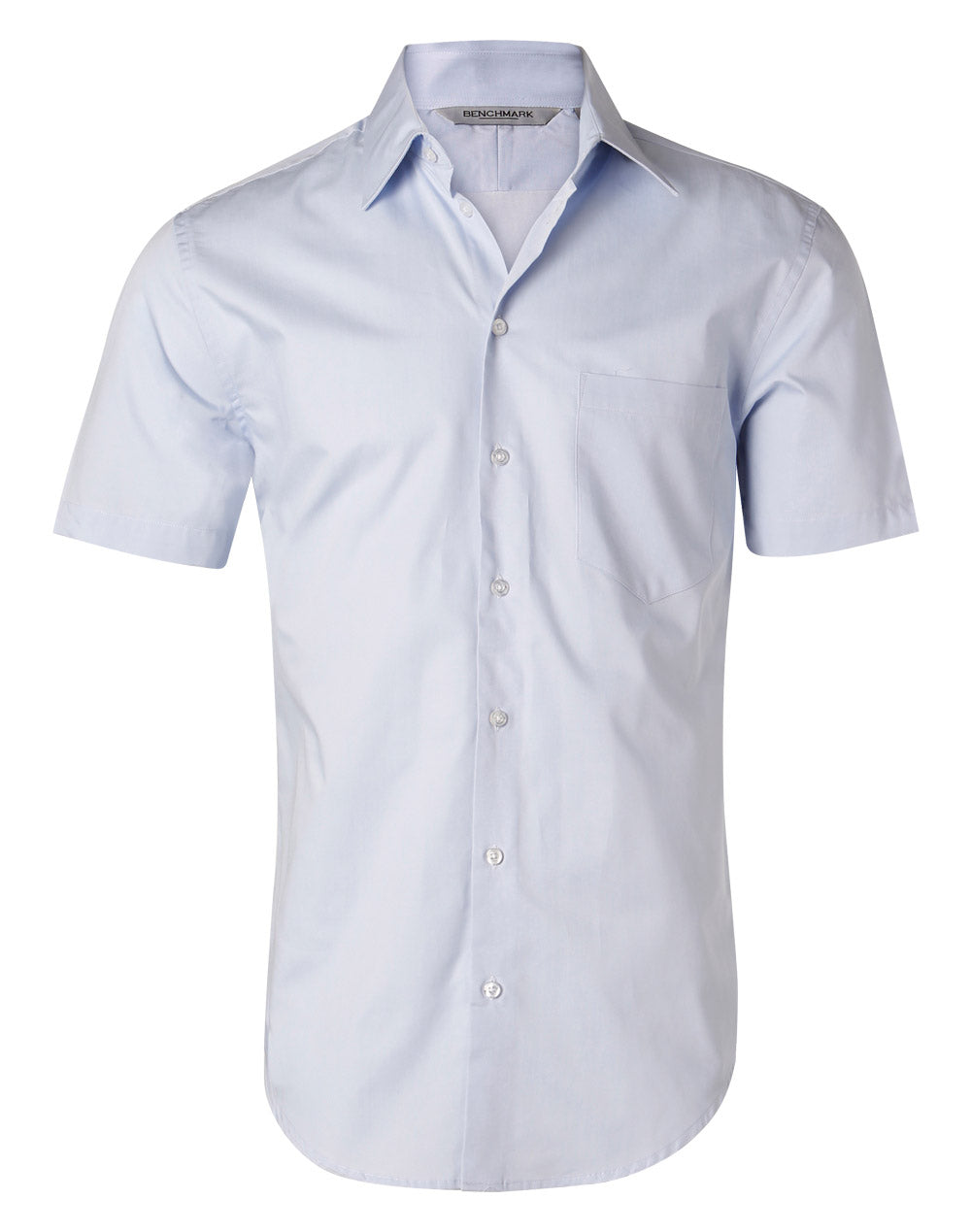 Winning Spirit-Men's Fine Twill Short Sleeve Shirt-M7030S