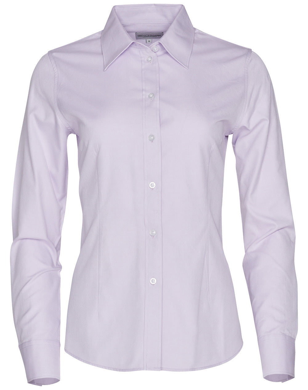 Winning Spirit-Women's CVC Oxford Long Sleeve Shirt -M8040L