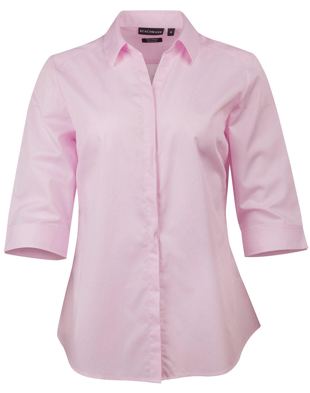 Winning Spirit-Barkley Ladies Taped Seam 3/4 Sleeve Shirt-M8110Q