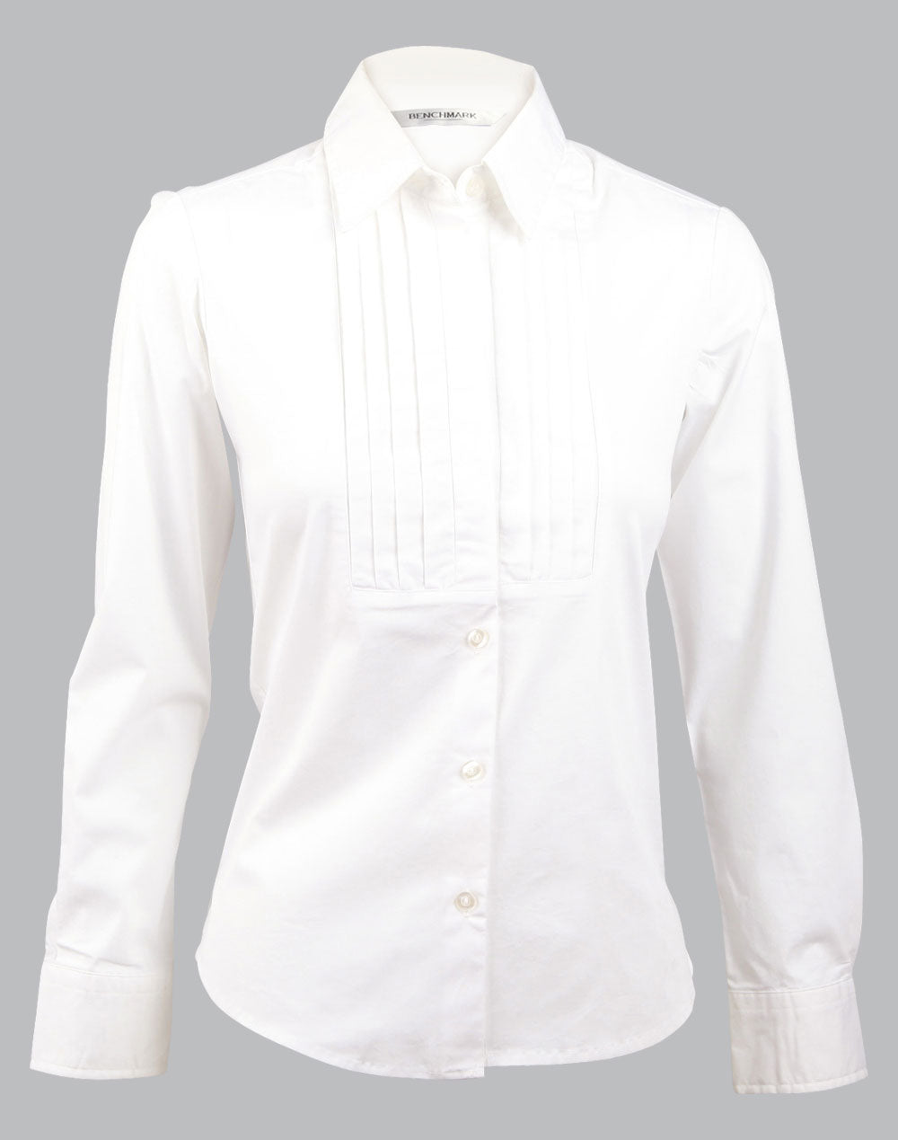 Winning Spirit-Women's Stretch Tuck Front Long Sleeve Shirt-M8192