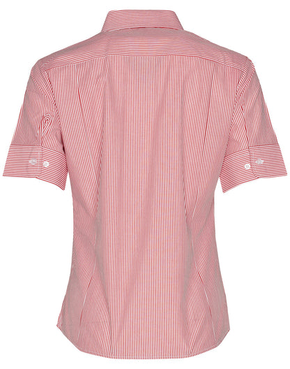 Winning Spirit -Women's Balance Stripe Short Sleeve Shirt -M8234