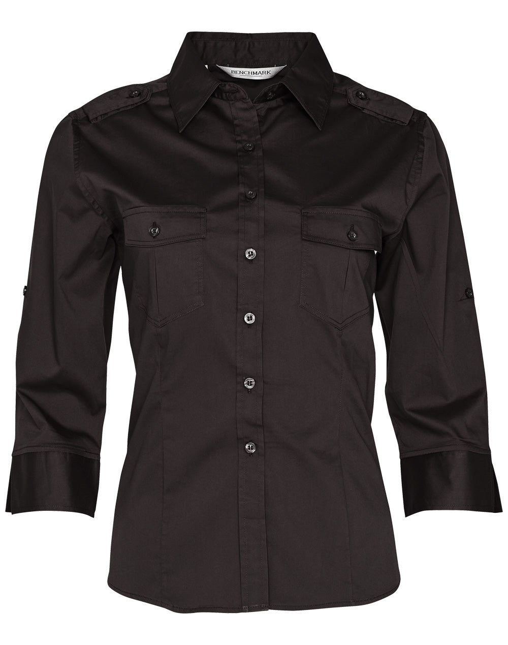 Winning Spirit-Women's 3/4 Sleeve Military Shirt-M8913