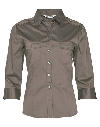 Winning Spirit-Women's 3/4 Sleeve Military Shirt-M8913