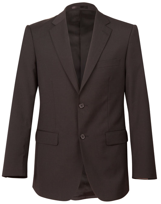 Winning Spirit-Men's Wool Blend Stretch Two Buttons Jacket-M9100