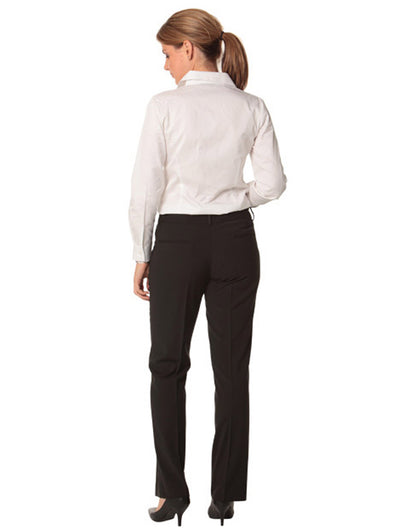 Winning Spirit-Women's Wool Blend Stretch Slim Leg Flexi Waist Pants -M9400