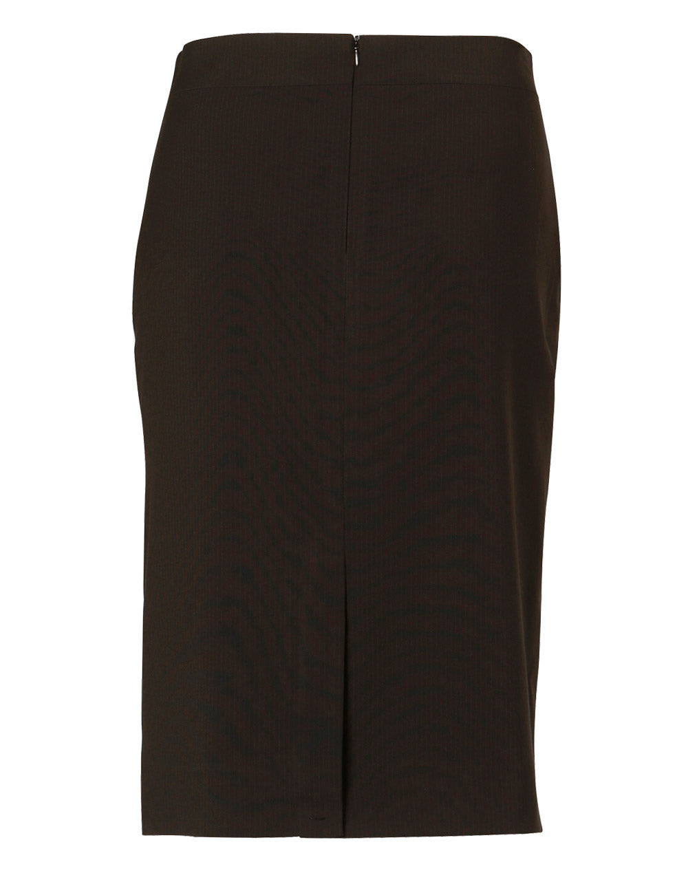 Winning Spirit -Women's Poly/Viscose Stretch Stripe Mid Length Lined Pencil Skirt-M9472