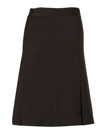 Winning Spirit-Women's Pleated Skirt in Wool Stretch -M9473