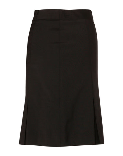 Winning Spirit-Women's Pleated Skirt in Wool Stretch -M9473