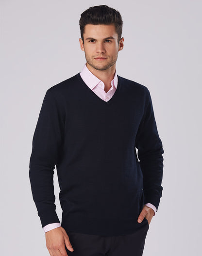 Winning Spirit-Men's V-Neck Long Sleeves Jumper-M9502