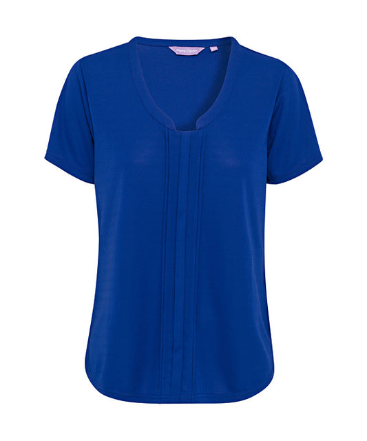Pierre Cardin Replacement Style Code VHKS386: Women's Relaxed Fit Jersey Top Polyester V Neck Easy Care - Star Uniforms Australia