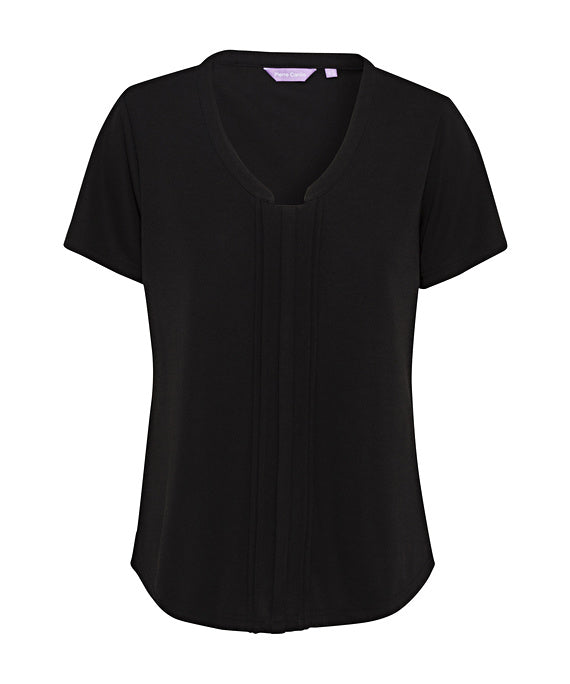 Pierre Cardin Replacement Style Code VHKS386: Women's Relaxed Fit Jersey Top Polyester V Neck Easy Care - Star Uniforms Australia