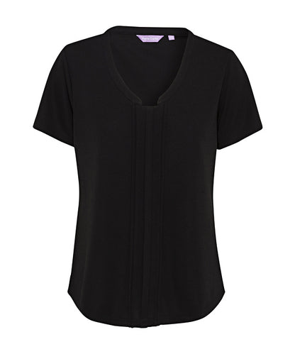 Pierre Cardin Replacement Style Code VHKS386: Women's Relaxed Fit Jersey Top Polyester V Neck Easy Care - Star Uniforms Australia