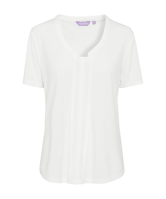 Pierre Cardin Replacement Style Code VHKS386: Women's Relaxed Fit Jersey Top Polyester V Neck Easy Care - Star Uniforms Australia