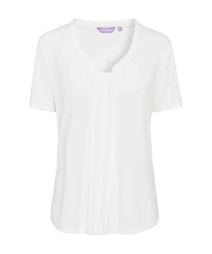 Pierre Cardin Replacement Style Code VHKS386: Women's Relaxed Fit Jersey Top Polyester V Neck Easy Care - Star Uniforms Australia
