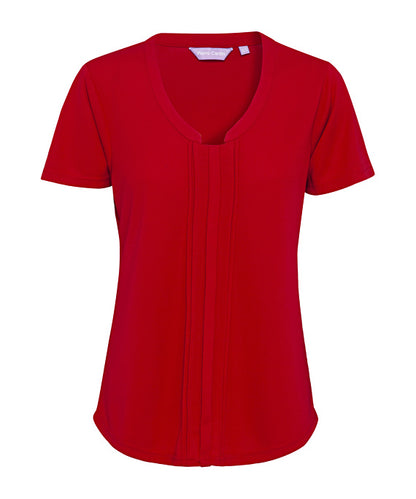 Pierre Cardin Replacement Style Code VHKS386: Women's Relaxed Fit Jersey Top Polyester V Neck Easy Care - Star Uniforms Australia