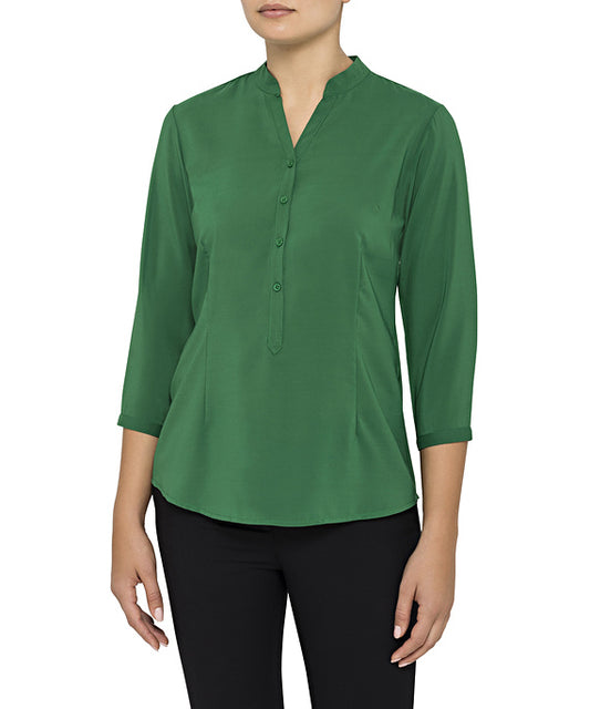Pierre Cardin Replacement Style Code VHKS401: Women's Relaxed Fit Jersey Top Polyester Elastane Three Quarter Sleeve - Star Uniforms Australia
