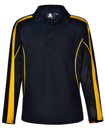 winning spirit- Legend Plus Kids TrueDry Long Sleeve Polo (PS69K)