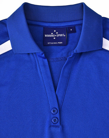 Winning Spirit - Ladies Sustainable Poly/Cotton Contrast S/S Polo - PS94 - 1st
