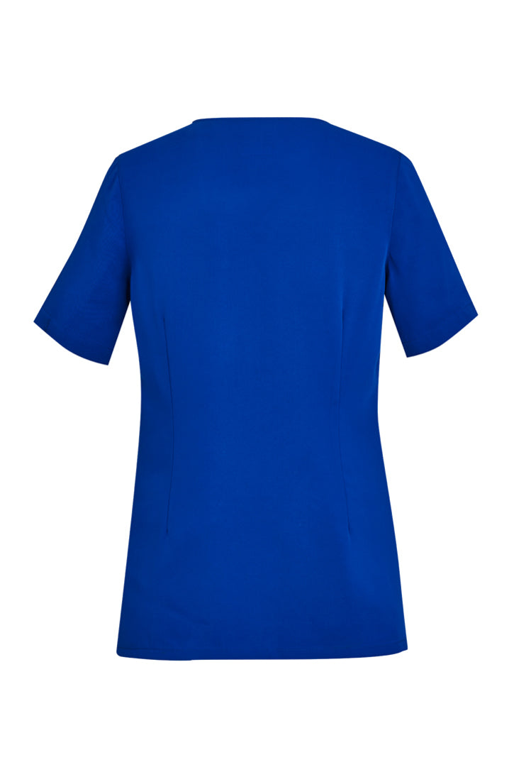 Biz Care Womens Tailored Fit Round Neck Scrub Top CST942LS - Star Uniforms Australia