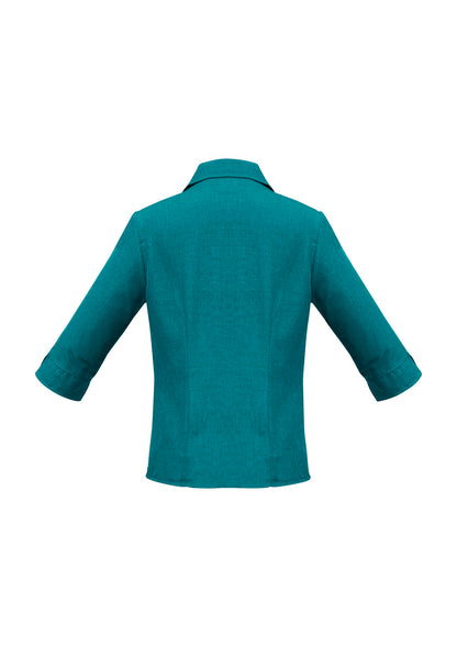 Biz Care Ladies Plain Oasis 3/4 Sleeve Shirt Lb3600 - Star Uniforms Australia