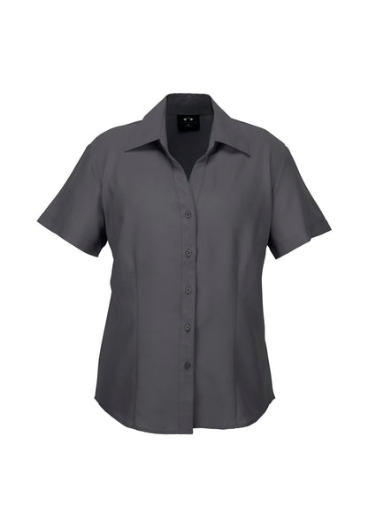 Biz Care Ladies Plain Oasis Short Sleeve Shirt LB3601 - Star Uniforms Australia
