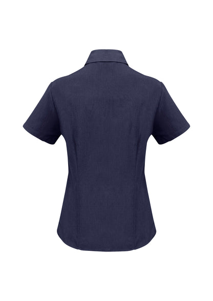 Biz Care Ladies Plain Oasis Short Sleeve Shirt LB3601 - Star Uniforms Australia