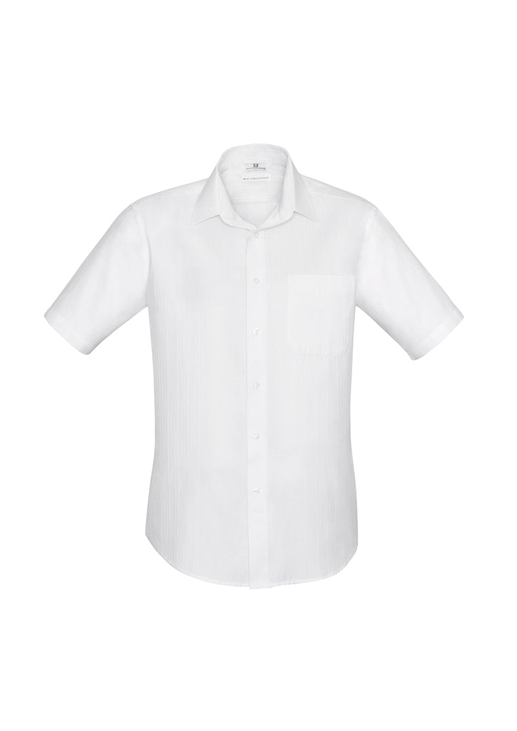 Biz Collection Mens Preston Short Sleeve Shirt   S312Ms - Star Uniforms Australia