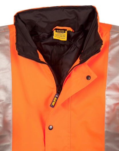 Winning Spirit-Hi-Vis Two Tone Rain Proof Jacket With Quilt Lining-SW28A