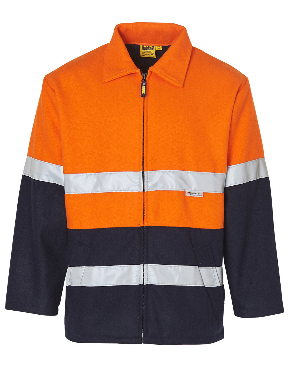 Winning Spirit -Hi-Vis Two Tone Bluey Safety Jacket With 3M Tapes-SW31A
