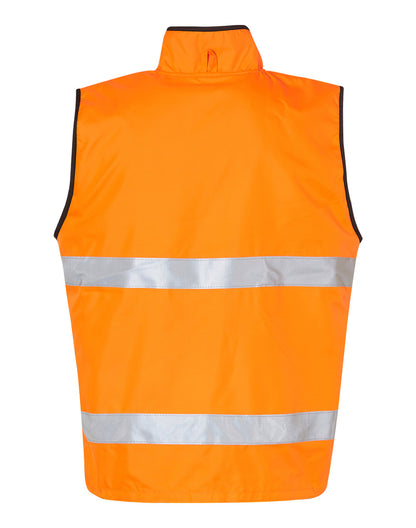 Winning Spirit-High Visibility Reversible Mandarine Collar Safety Vest -SW49